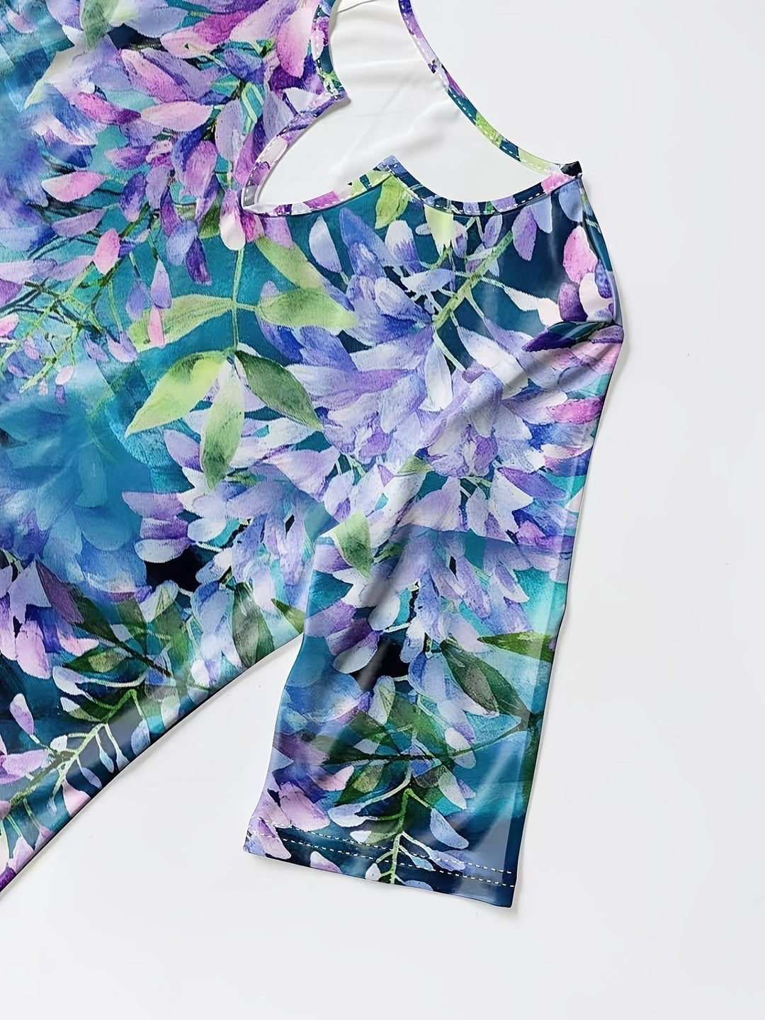 AUDREY | Watercolor Wisteria Dress