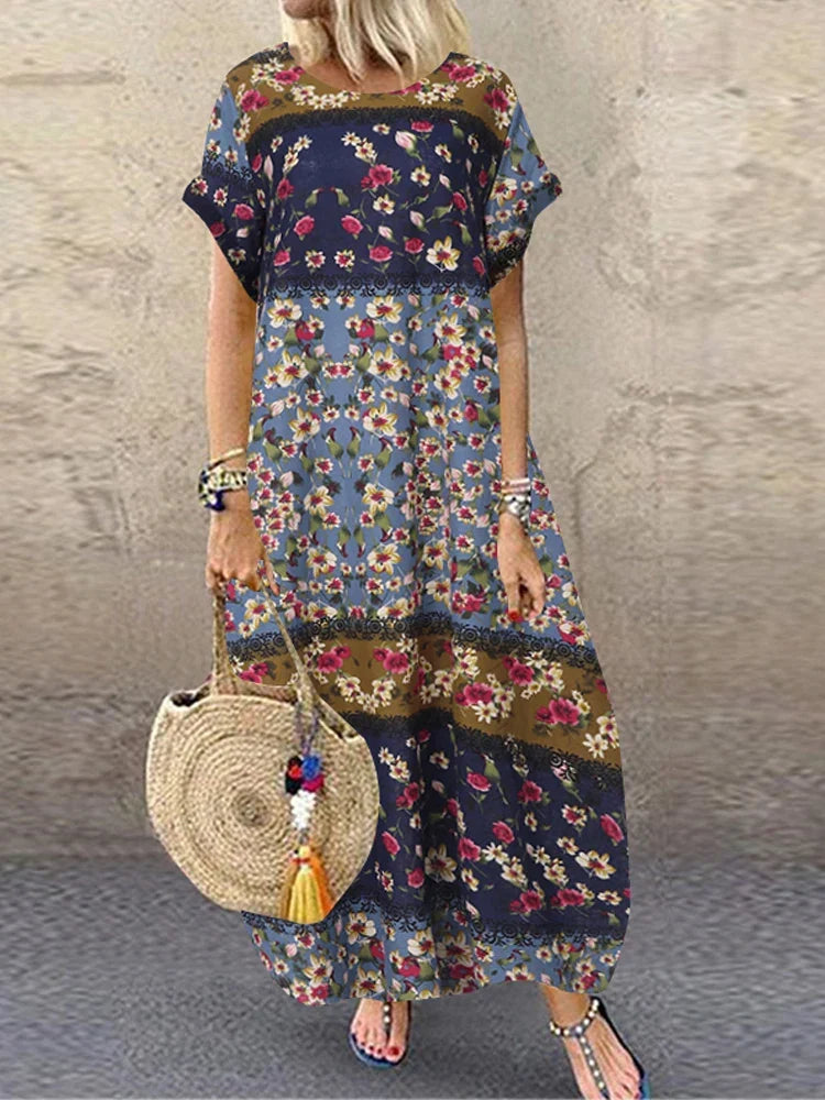 Renata – Printed Flowing Maxi Dress